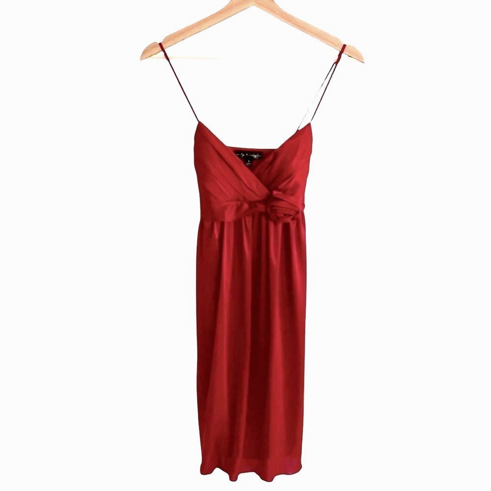 City Triangles Y2K Babydoll Dress Size S Red HOCO Dark Feminine Fairy Flowy